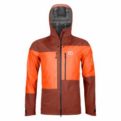 Bunda Ortovox 3L Guardian Shell Jacket Men's Clay Orange